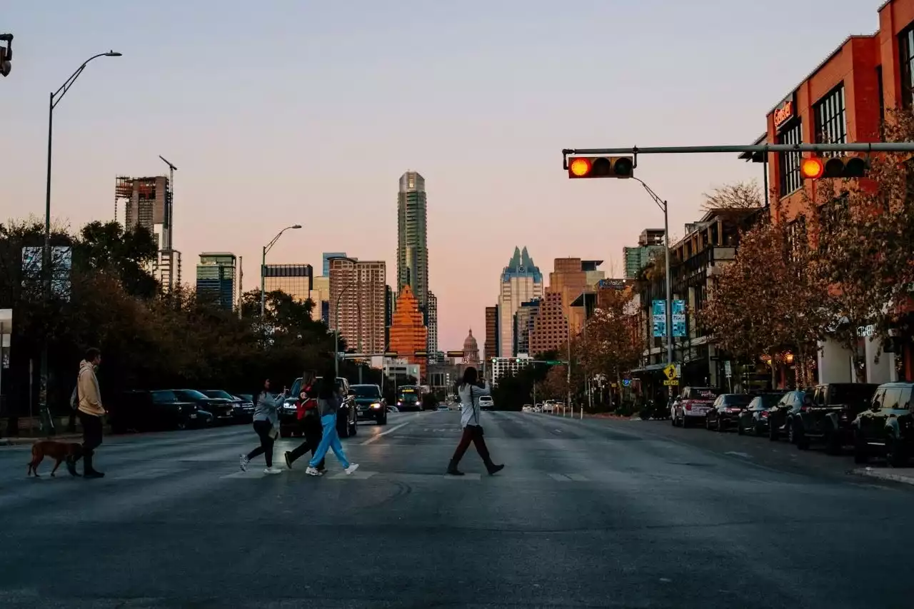 imagem de rua da cidade de Austin onde acontece o SXSW